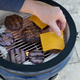 Lifesmart Deen Brothers Series 15" Blue Kamado Ceramic Grill | $200 | Walmart